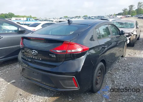 2019 Hyundai Ioniq Hybrid Blue from USA, damaged, VIN KMHC65LC3KU119098